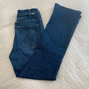 MOTHER denim straight leg jeans high waisted 27